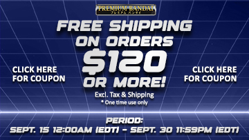 >$120 or More Free Shipping Coupon Campaign